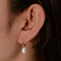 Boucles d'oreilles perle de culture